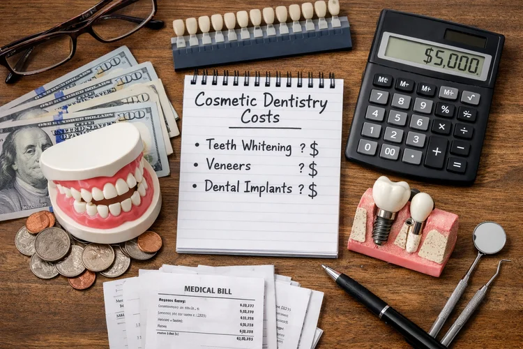 A picture representing the cost of cosmetic dentistry